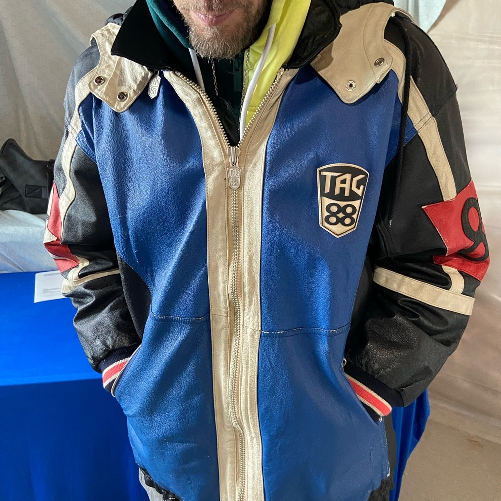XLarge Tag Heuer “Real” Leather Jacket